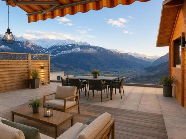 Luxus Apartment mit 4 Zimmer zu verkaufen in Rte du Piadelée 32, Chandolin, Kanton Wallis