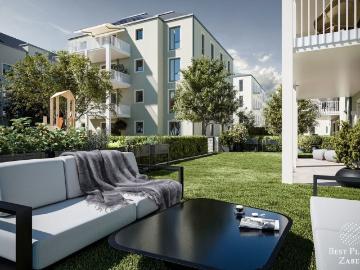 Am Bach, Frankfurt - Balkon, Aufzug