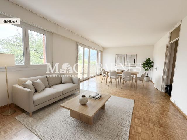 Luxus Apartment mit 99 m2 zu verkaufen in Lugano, Ticino, Paradiso, Lugano, Kanton Tessin