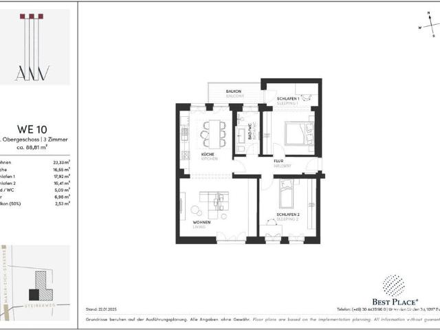 Luxus Apartment mit 88 m2 zu verkaufen Steinerweg, 12, München, Upper Bavaria, Bayern