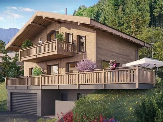 Luxus Chalet zum Bauen in Jaun