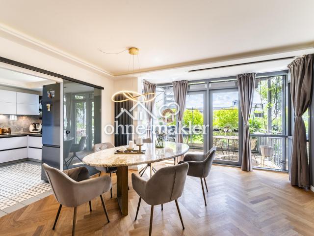 Luxus kernsanierte Maisonette mit Reihenhauscharakter, Garten & Panoramablick über Dresden