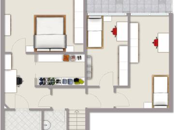 Seestraße, Rodgau - Büroraum, Terrasse