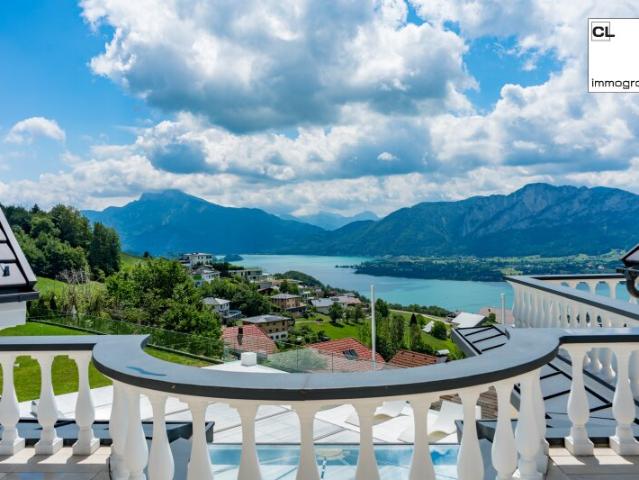 Luxusvilla in bester Aussichtslage am Mondsee zur Miete