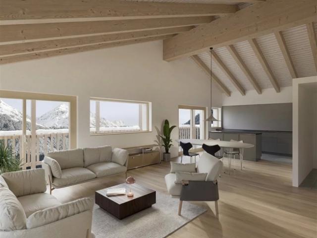Hochwertige Wohnung mit unverbautem Blick auf die Berge