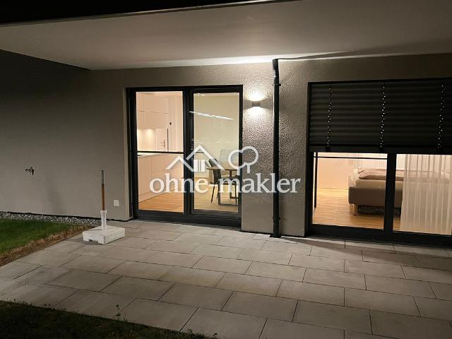 Luxuriös voll möblierte 2 Zimmer EG Wohnung mit Terrasse und Garten in Konstanz Staad