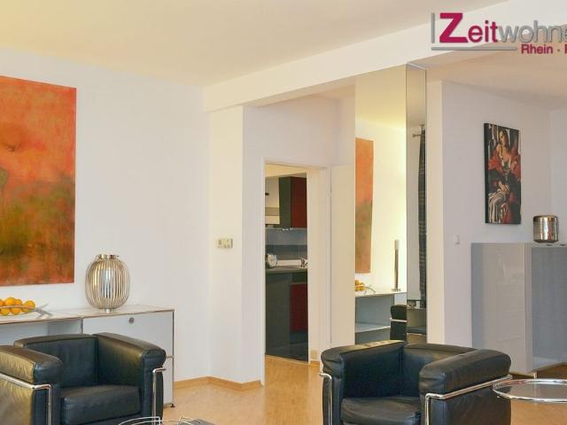 Luxuriös ausgestattete, möblierte Wohnung in der Kölner Südstadt