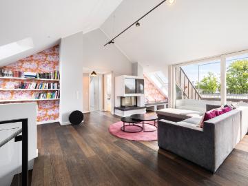 Luxuriös & familiengerecht: 4 Zimmer Penthouse mit Designausstattung, Dachterrasse und Liftzugang