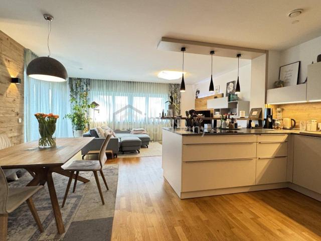 Wunderschöne Wohnung, 5 Zimmer, mit Blick über den glitzernden Attersee, in Seewalchen mit Garten und Sonnenterrasse