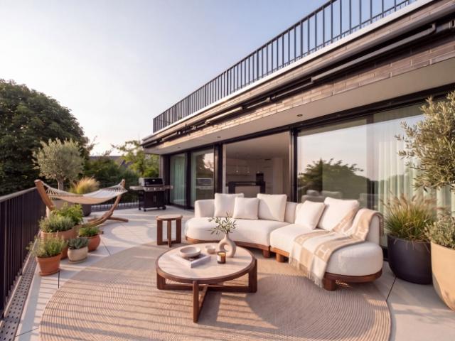 Luxuriöse 3.5 Zimmer Terrassenwohnung mit Minergie Standard