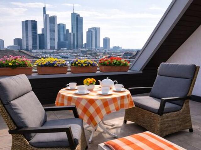 Luxuriöse 3 Zimmer Penthouse Wohnung im Westend Frankfurt