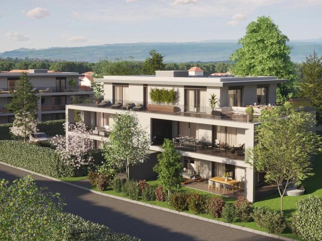 Luxuriöse 3 Zimmer Wohnung in Veyrier, Schweiz