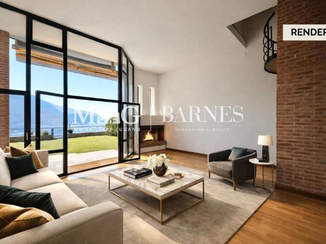Luxuriöse 3 Zimmer Villa zu verkaufen in Lugano, Porza, Kanton Tessin