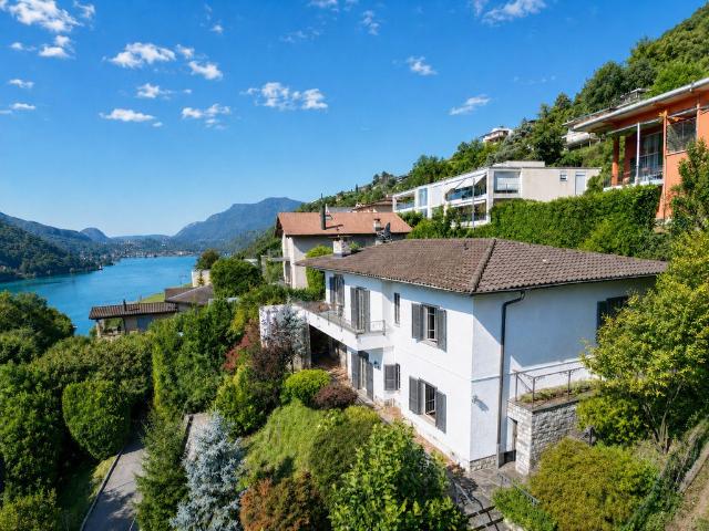 Luxuriöse 3 Schlafzimmer Villa in Villa in Strada da Vigh 20, Vico Morcote, Kanton Tessin