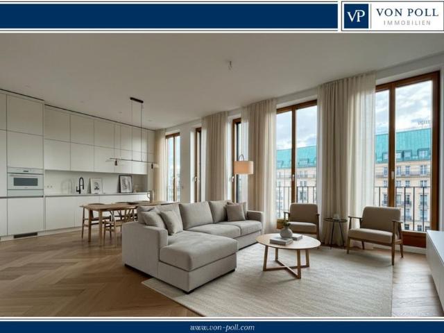 Luxuriöse 2 Zimmer Residenz mit Blick auf das Hotel Adlon
