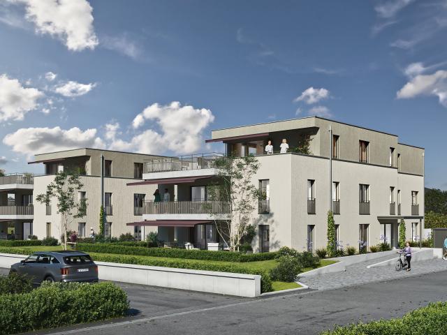 Luxuriöse 4.5 Zimmer Attika mit grosser Terrasse in Böttstein