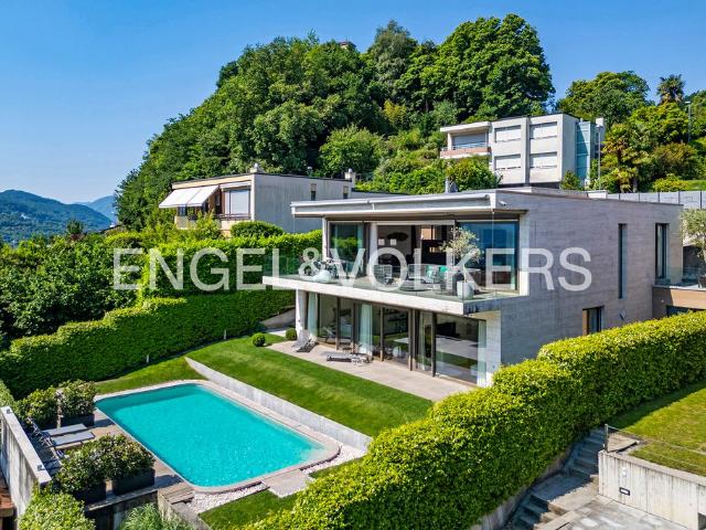 Luxuriöse 6 Schlafzimmer Villa zu verkaufen in Breganzona, Kanton Tessin
