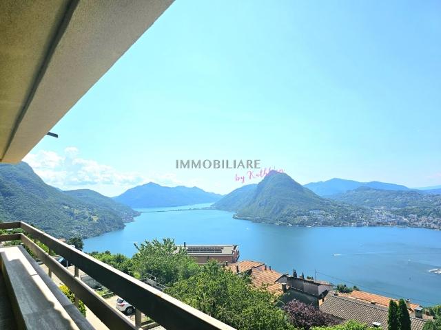 Luxuriöse Ferienwohnung mit Panorama Seeblick über Lugano