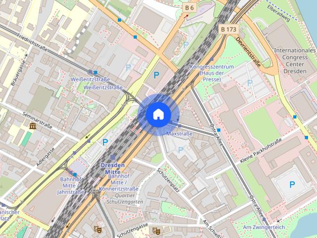 Luxuriöse Loftwohnung mit zwei Bädern und Balkon in Dresden Friedrichstadt!