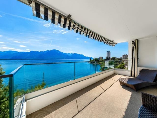 Luxuriöse Wohnung an der 1st Line of Lake in Territet – exklusiv bei