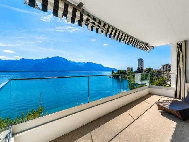 Luxuriöse Wohnung in 1. See Linie in Territet Exklusivität Rockwell Properties
