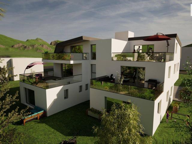 Luxuriöse Terrassenwohnung mit Garten im Neubau Top 4