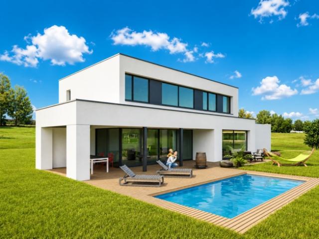 Luxuriöse moderne Villa mit Pool in Courgenay