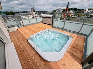 Luxuriöses Maisonette Penthouse in Limburgs Innenstadt mit Whirlpool und Domblick, 196 m²