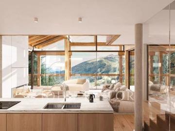 Verbier, Bagnes, Entremont, Wallis - Panoramablick