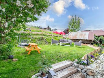 Haute Nendaz, Nendaz, Gundis, Wallis - Garten