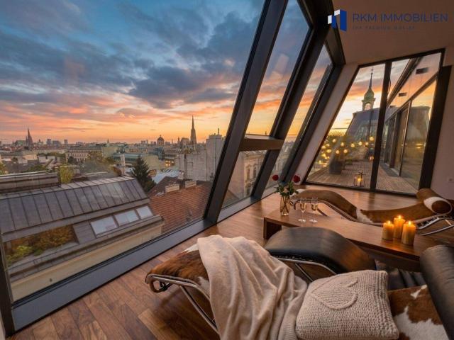 Luxuriöses DG Penthouse 235m², 5 Zimmer, 5 Terrassen, Erstbezug im 1080 Wien!