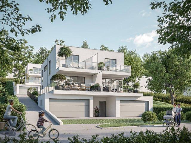 Luxuriöses Familienrefugium in Toplage: Premium Doppelhaus am Gaumberg