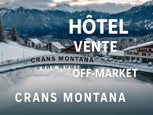 Luxuriöses Hotel, 115 Schlafzimmer, zu verkaufen in Crans Montana, Wallis