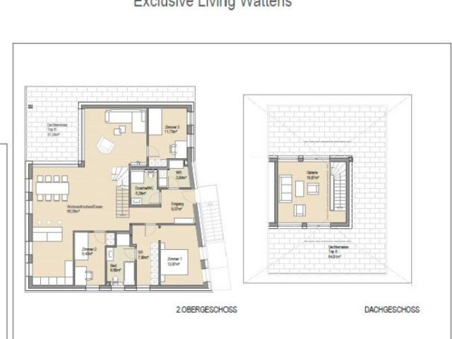 Luxuriöses penthouse in wattens/ 4 terrassen/ aap