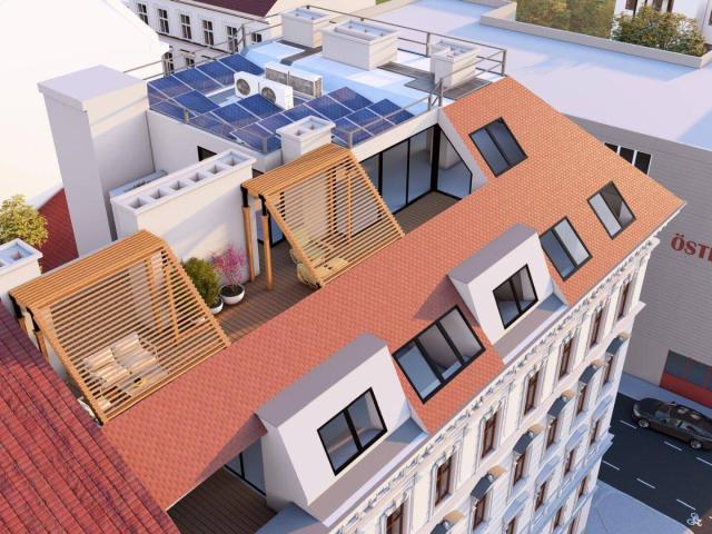 AKTIONSPREIS + Provisionsfrei! Luxuriöses Penthouse in Bestlage: Private Liftfahrt 50 m² Sonnenterrasse 5 Zimmer + Garage! Genial