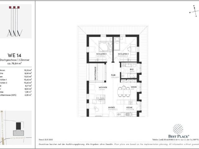 Luxuriöses Penthouse zu verkaufen Steinerweg, 12, München, Upper Bavaria, Bayern