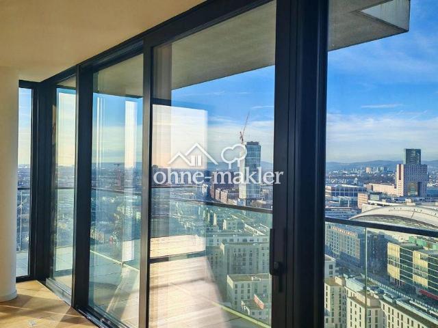 Luxuriöses Wohnen über den Dächern von Frankfurt: Exklusives Apartment im 23. OG des EDEN Tower