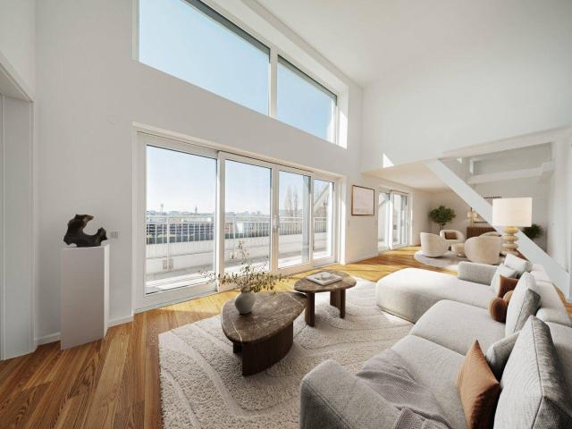 LUXURIÖSES WOHNEN ÜBER DEN DÄCHERN WIENS – 5 ZIMMER DG WOHNUNG NAHE PRATER
