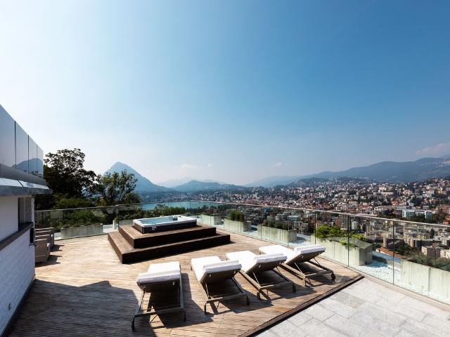 Luxuriöses 2 Schlafzimmer Penthouse zu verkaufen Lugano, Schweiz