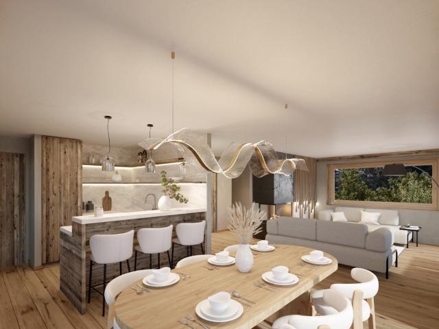 Luxuriöses 4.5 Zimmer Chalet in Crans Montana Off Plan mit Baubewilligung