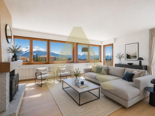 Luxuriöses 4 Zimmer Duplex zu verkaufen in Crans Montana, Schweiz