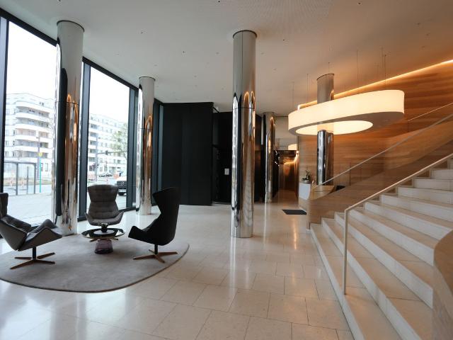 Luxurious 2 room furnished apartment on the 7th floor with balcony in Frankfurt Europa Alle, Frankfurt Amsterdam Apartments for Rent