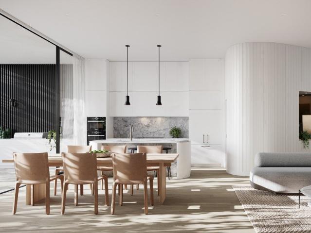 Luxurious architecturally designed 3 bed residence with spacious rear courtyard