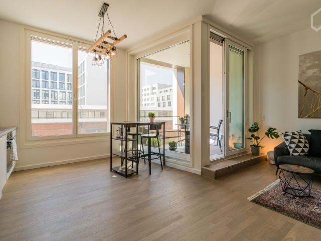 Luxurious brand new one bedroom apartment with character and style in the heart of Berlin Mitte's new Europacity