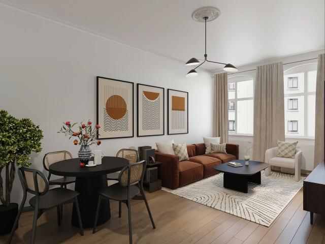 Luxurious & fully equipped shared Apartment with 2 Bedrooms in Prime Location, Berlin Amsterdam Apartments for Rent