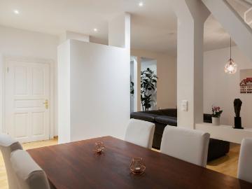 Luxurious penthouse apartment in central Waldstraßenviertel Leipzig, Leipzig Amsterdam Apartments for Rent
