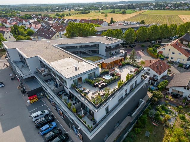 Luxurious Penthouse south of Frankfurt with 300 m² Wellness Terrace and picturesque view
