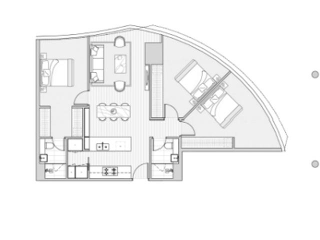 Luxurious Three Bedroom Residence with Spectacular Views and Secure Car Space