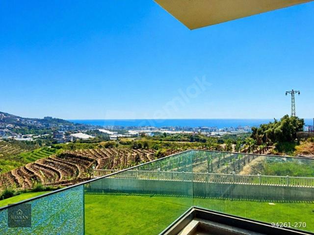 LUXURY 1+1 APARTMENT WITH FULL SEA VIEW AND HOTEL CONCEPT