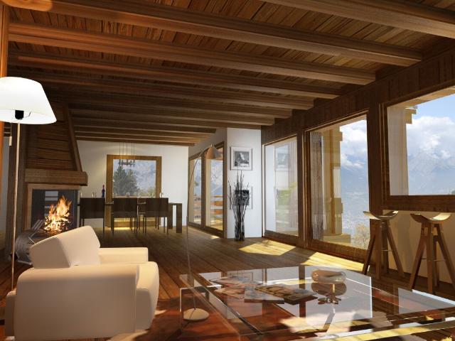 Chalet with 5.5 rooms on sale in La Tzoumaz 206 m² | dreamo. Ch